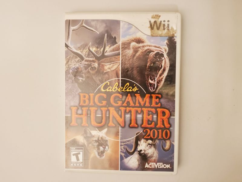 Nintendo Wii Cabela's Big Game Hunter 2010 video game