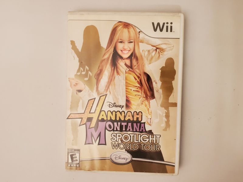 Nintendo Wii Hannah Montana Spotlight World Tour video game