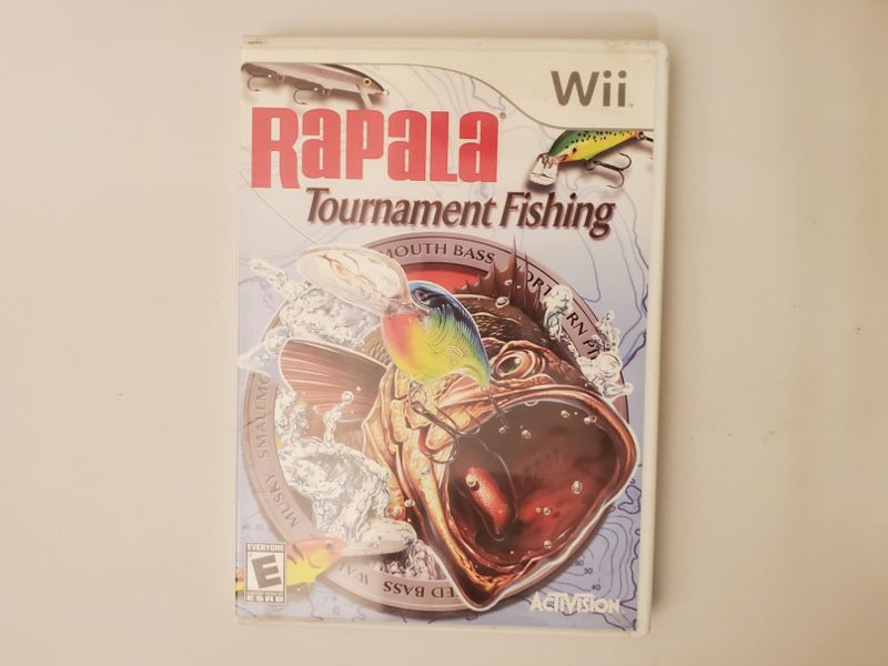 Nintendo Wii Rapala Tournament Fishing video game