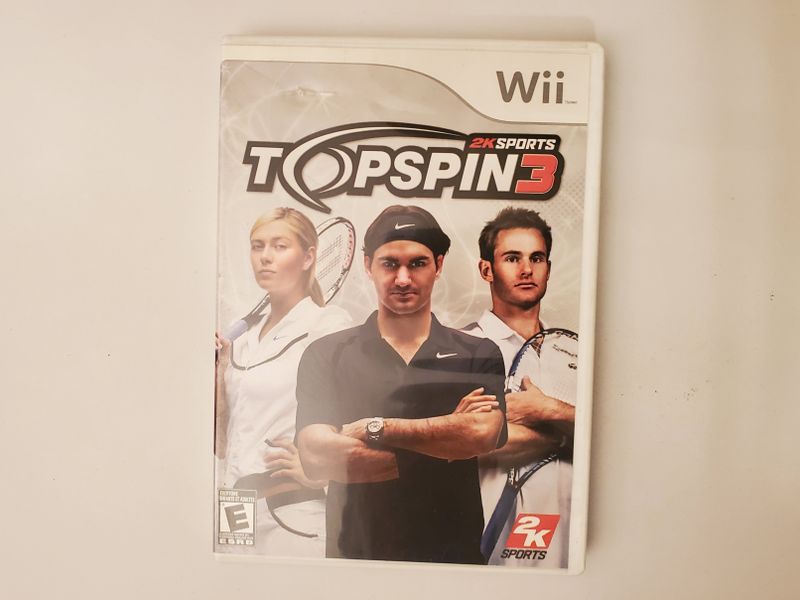 Nintendo Wii Top Spin 3 video game