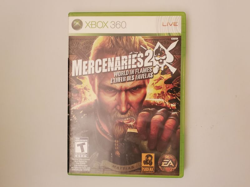 Microsoft Xbox 360 Mercenaries 2 World In Flames video game