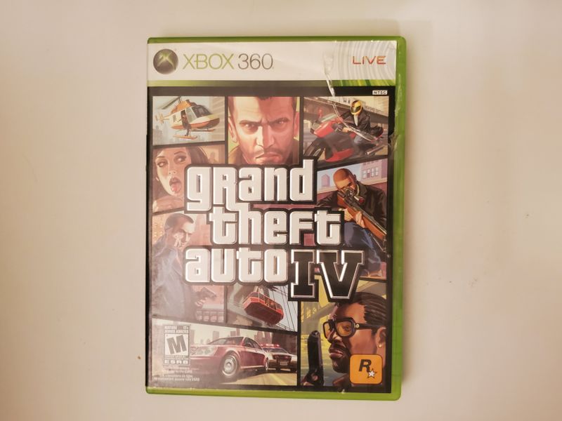 Microsoft Xbox 360 Grand Theft Auto IV video game