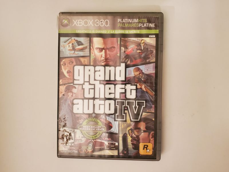 Microsoft Xbox 360 Grand Theft Auto IV (Platinum Hits / Best Seller Edition) video game