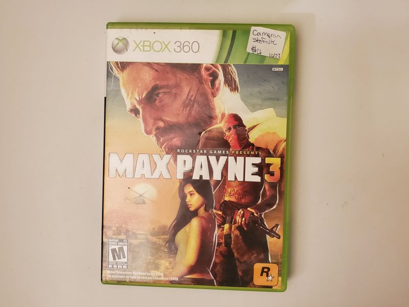 Microsoft Xbox 360 Max Payne 3 video game