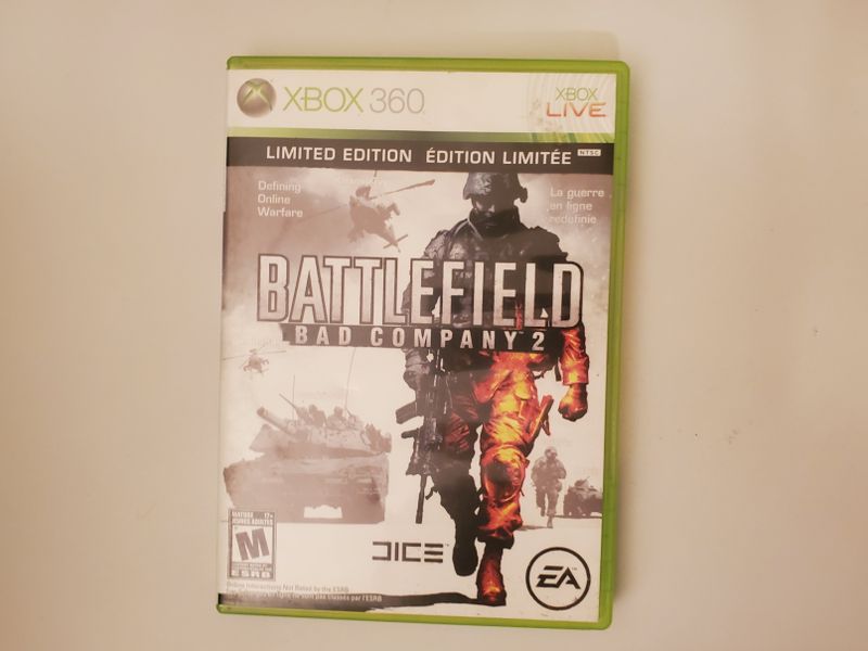 Microsoft Xbox 360 Battlefield Bad Company 2 Limited Edition video game