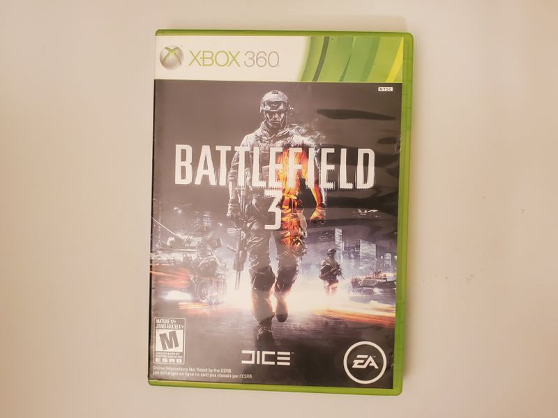 Microsoft Xbox 360 Battlefield 3 video game