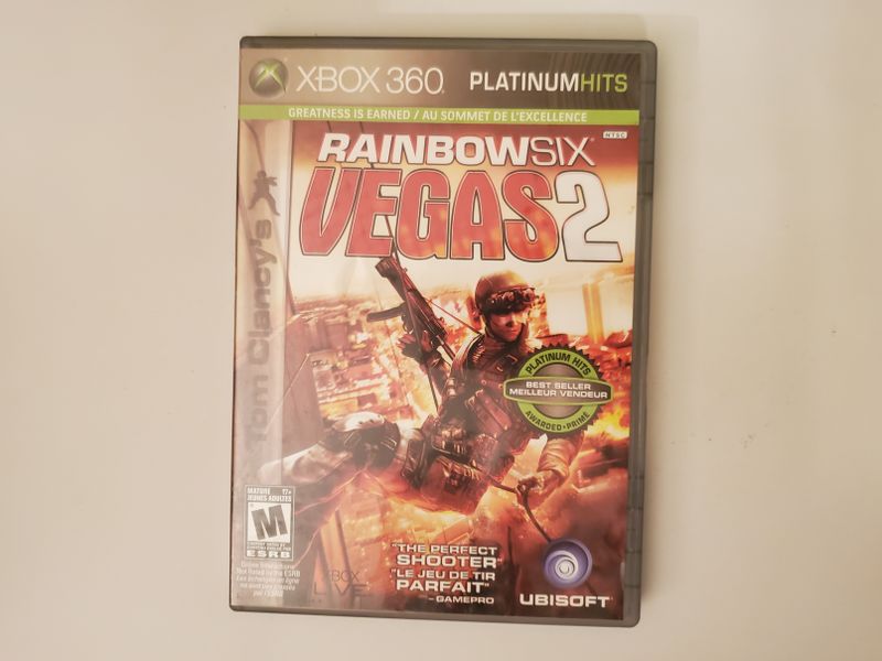 Microsoft Xbox 360 Tom Clancy's Rainbow Six: Vegas 2, Platinum Hits video game