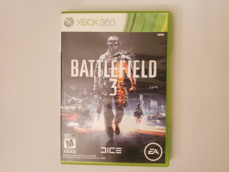 Microsoft Xbox 360 Battlefield 3 video game