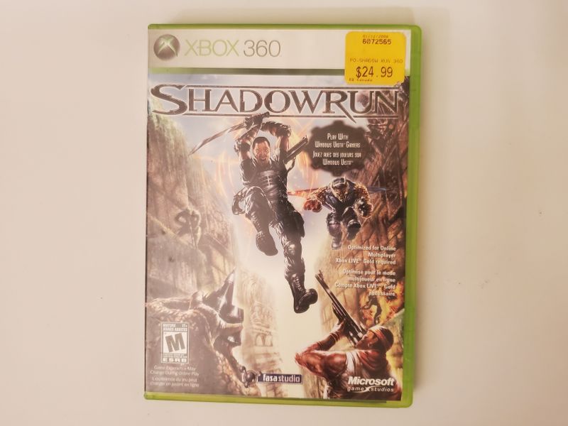 Microsoft Xbox 360 Shadowrun video game
