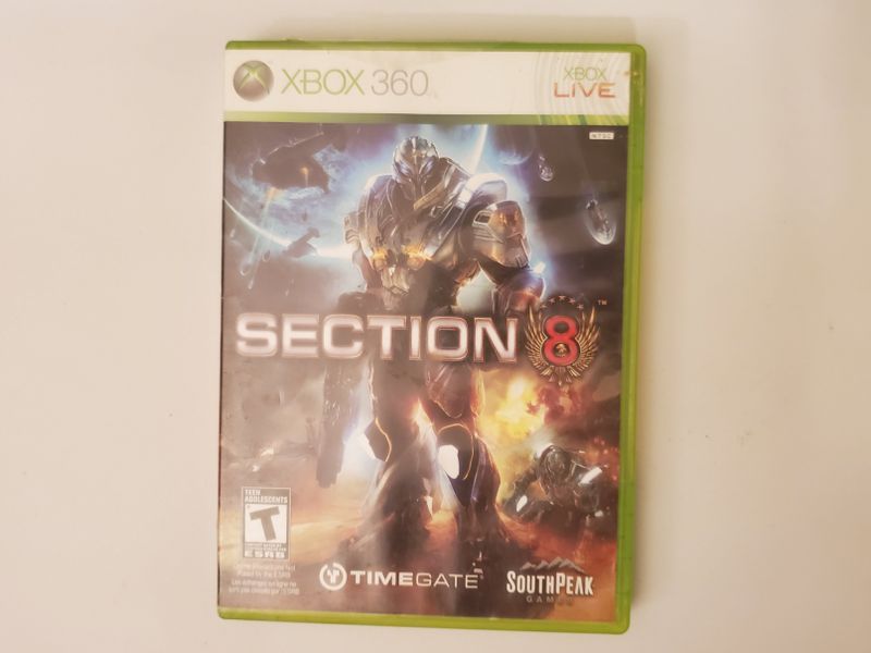 Microsoft Xbox 360 Section 8 video game