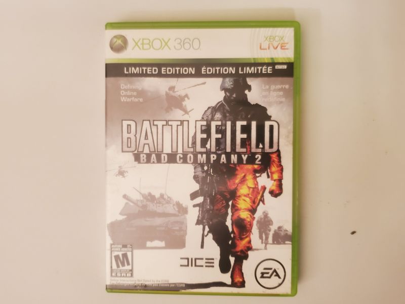 Microsoft Xbox 360 Battlefield Bad Company 2 Limited Edition video game