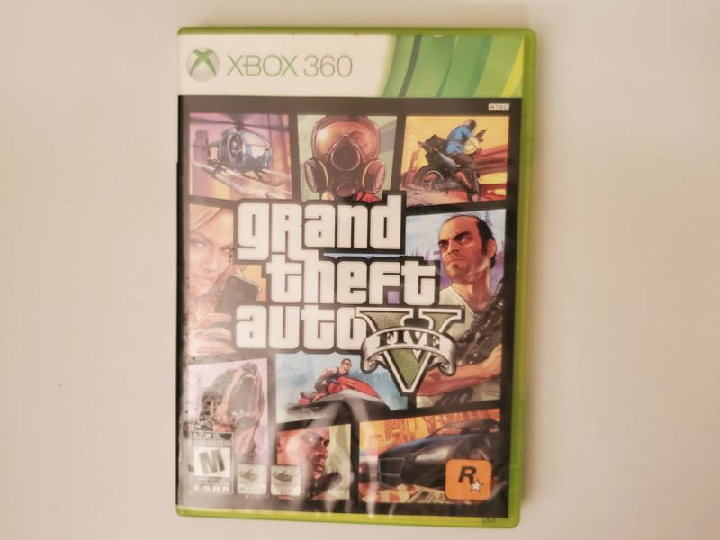 Microsoft Xbox 360 Grand Theft Auto V video game