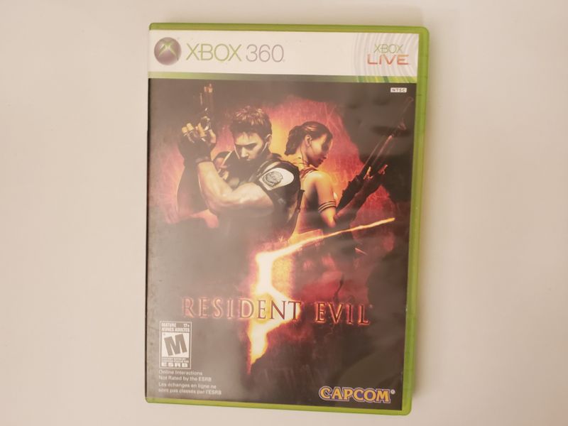 Microsoft Xbox 360 Resident Evil 5 video game