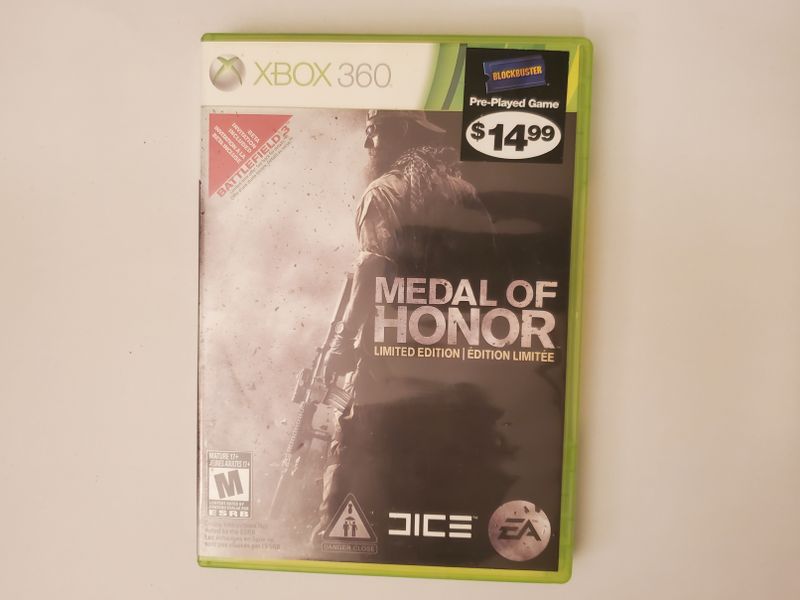 Microsoft Xbox 360 Medal of Honor Limited Edition video game