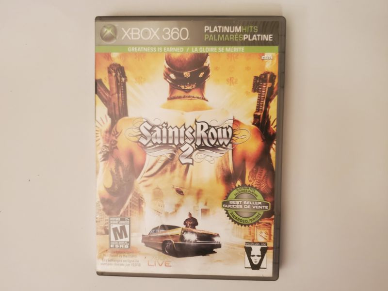 Microsoft Xbox 360 Saints Row 2 Platinum Hits video game