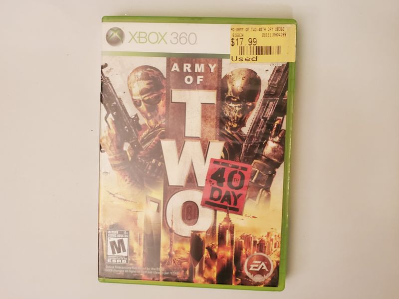 Microsoft Xbox 360 Army of Two The 40th Day video game