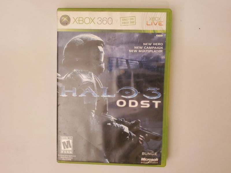 Microsoft Xbox 360 Halo 3 ODST video game