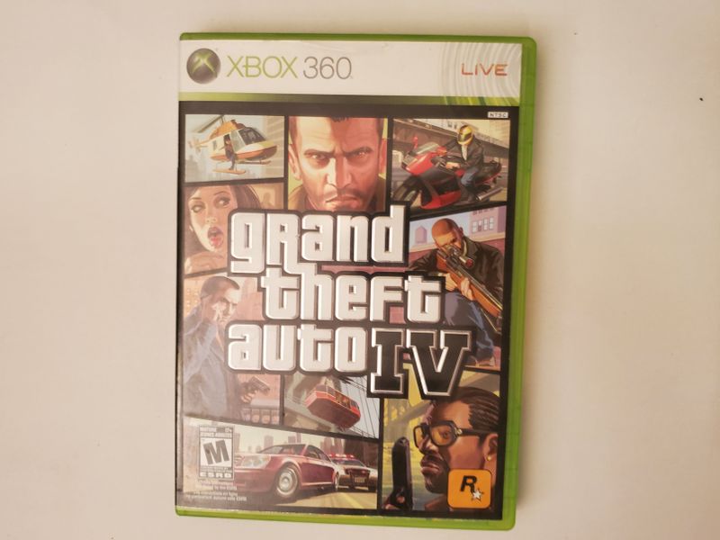Microsoft Xbox 360 Grand Theft Auto IV video game