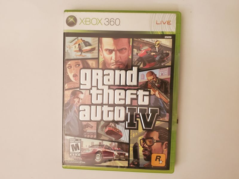 Microsoft Xbox 360 Grand Theft Auto IV video game