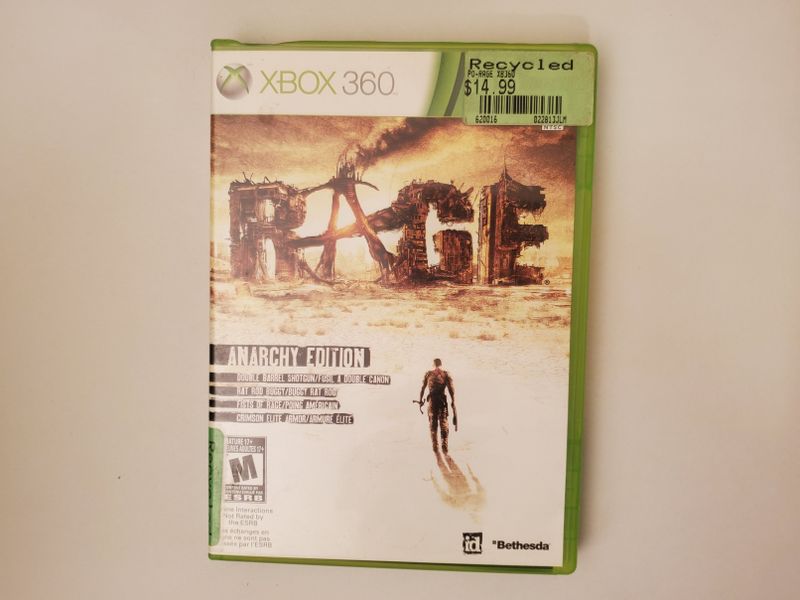 Microsoft Xbox 360 Rage Anarchy Edition video game