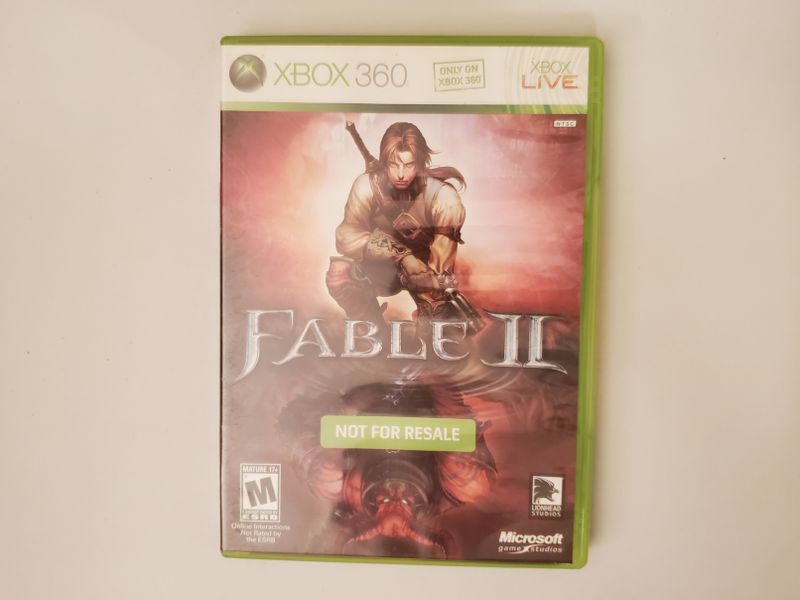 Microsoft Xbox 360 Fable II Not For Resale video game