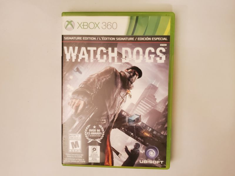 Microsoft Xbox 360 Watch Dogs Signature Edition video game