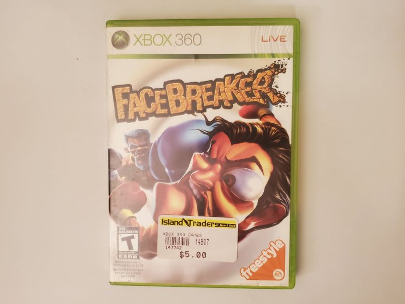 Microsoft Xbox 360 Facebreaker video game