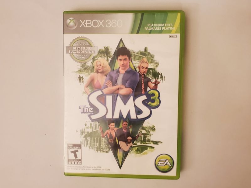 Microsoft Xbox 360 The Sims 3 Platinum Hits video game