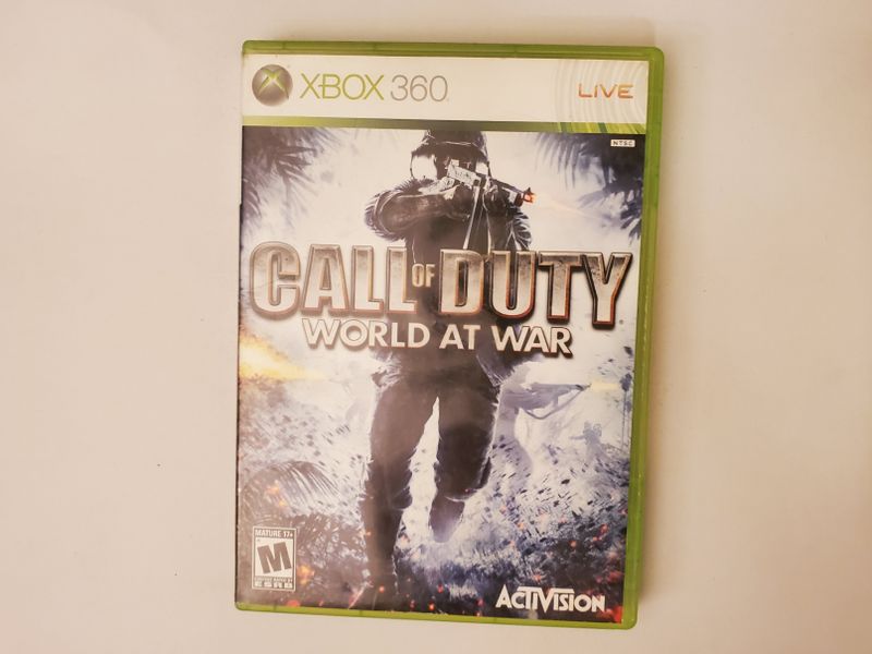 Microsoft Xbox 360 Call of Duty World At War video game