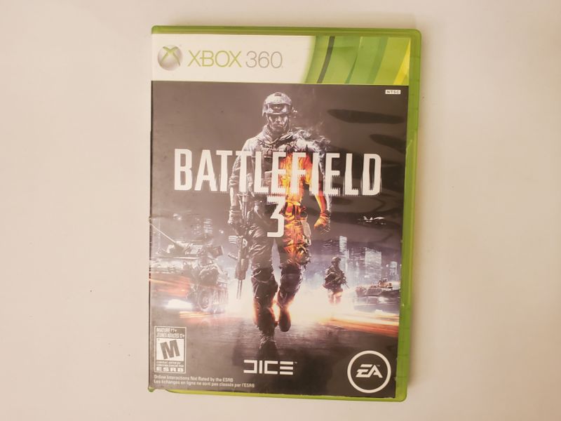 Microsoft Xbox 360 Battlefield 3 video game