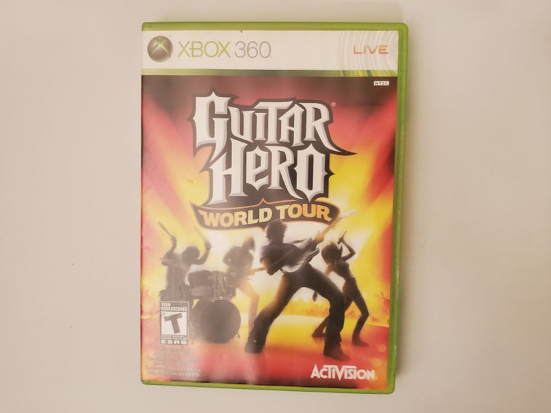 Microsoft Xbox 360 Guitar Hero World Tour video game