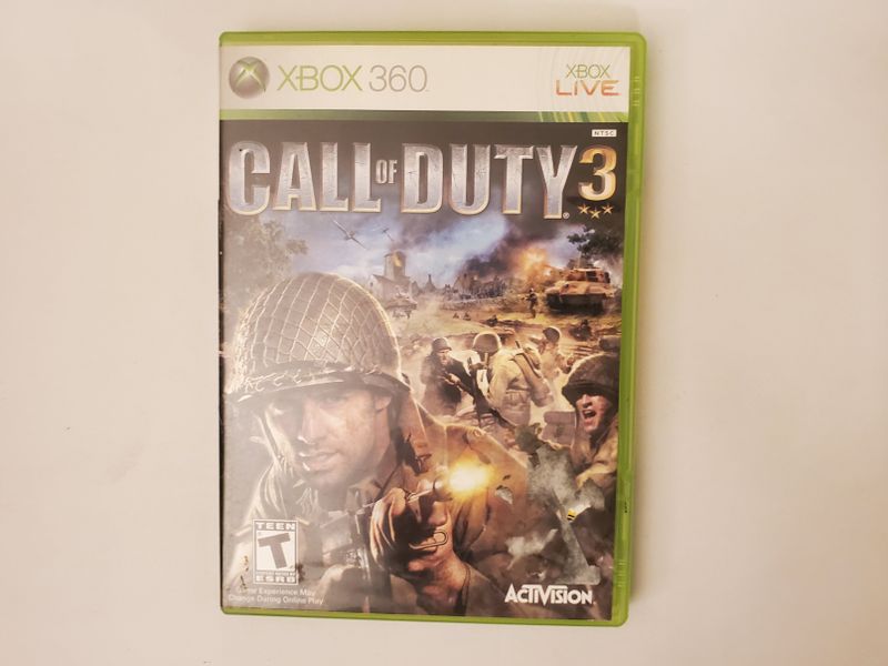 Microsoft Xbox 360 Call of Duty 3 video game