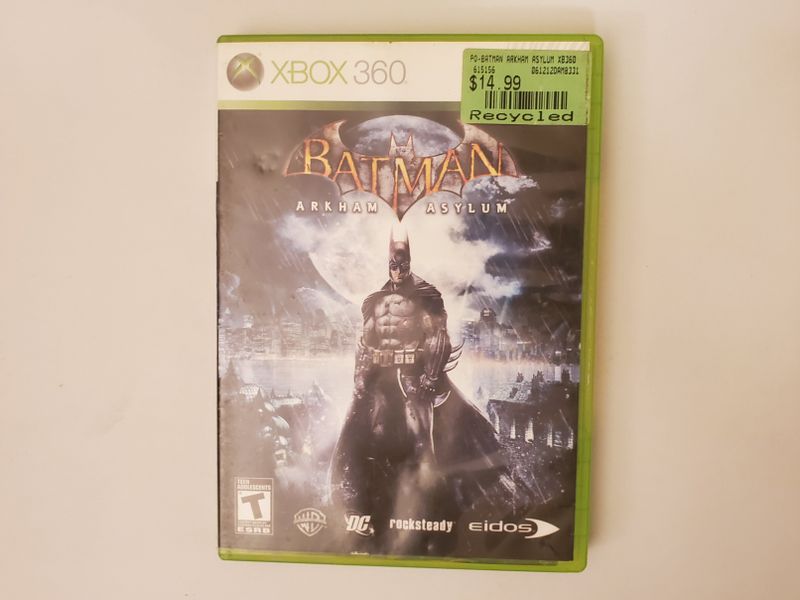 Microsoft Xbox 360 Batman Arkham Asylum video game