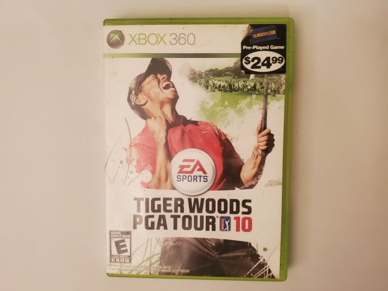 Microsoft Xbox 360 Tiger Woods PGA Tour 10 video game