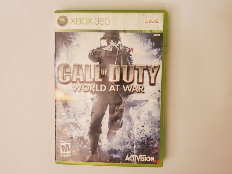 Microsoft Xbox 360 Call of Duty World At War video game