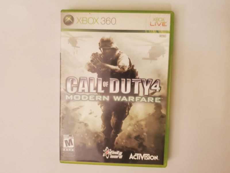 Microsoft Xbox 360 Call of Duty 4  Modern Warfare video game
