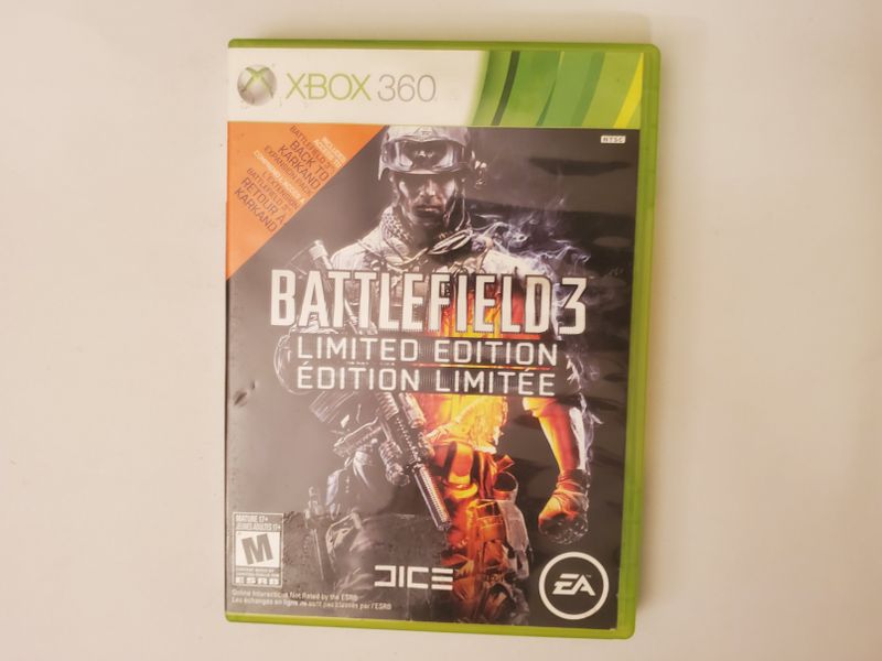 Microsoft Xbox 360 Battlefield 3 Limited Edition video game