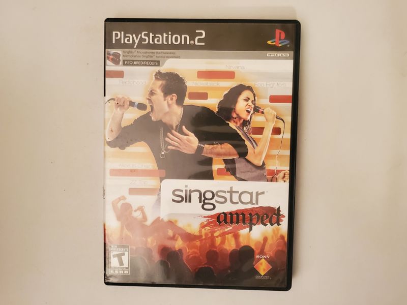 Sony PlayStation 2 Singstar Amped video game