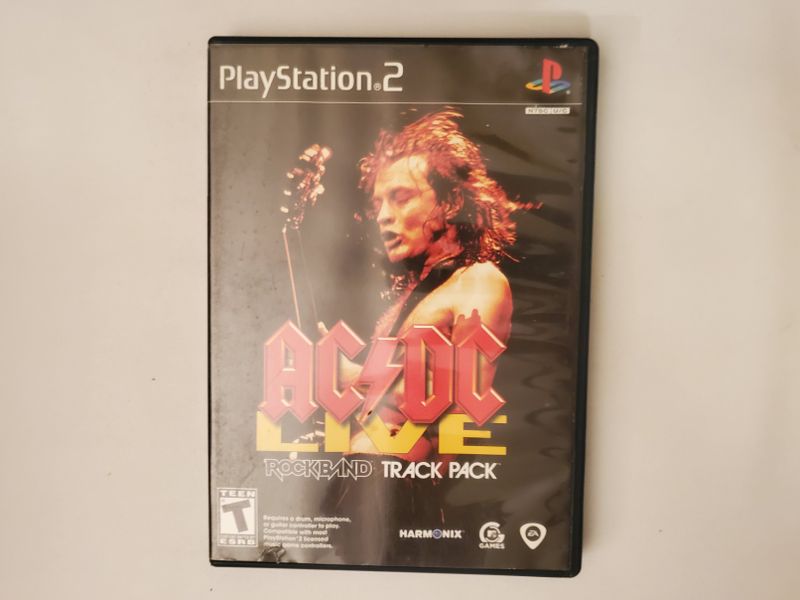 Sony PlayStation 2 ACDC Live Rockband Track Pack video game