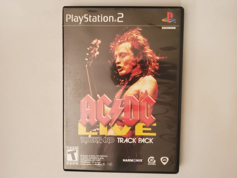Sony PlayStation 2 ACDC Live Rockband Track Pack video game