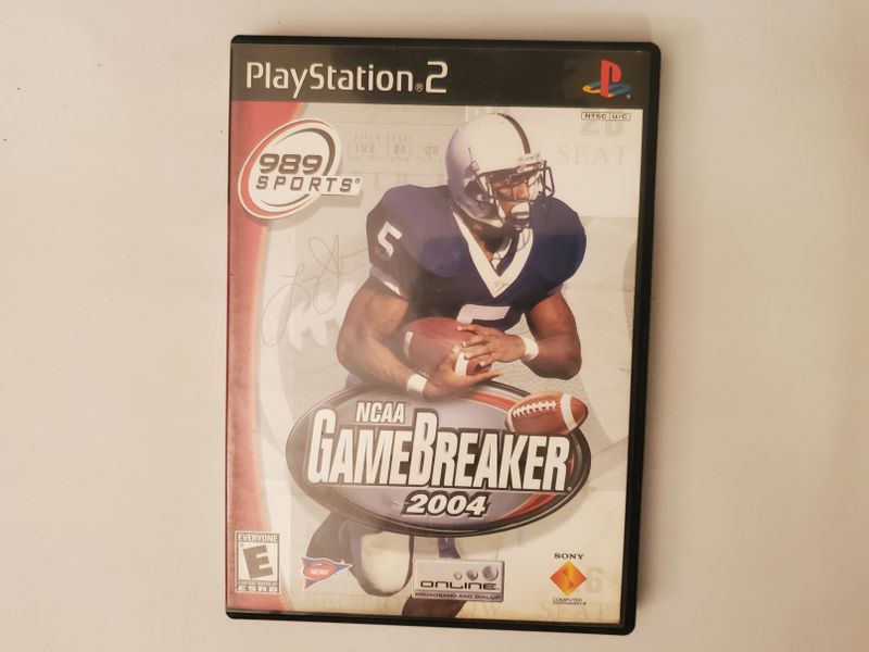Sony PlayStation 2 NCAA Game Breaker 2004 video game