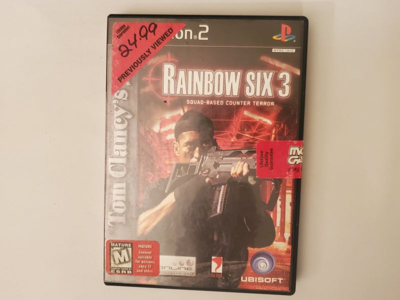 Sony PlayStation 2 Tom Clancy's Rainbow Six 3 video game