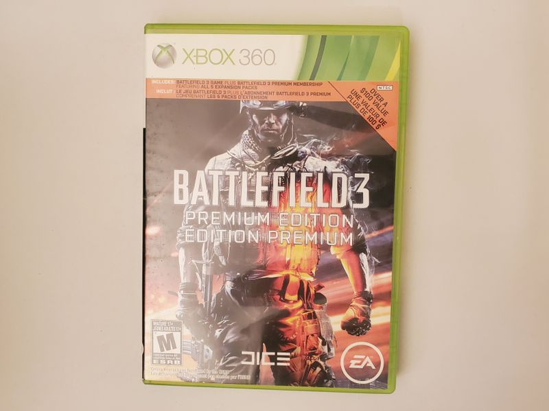 Microsoft Xbox 360 Battlefield 3 Premium Edition video game