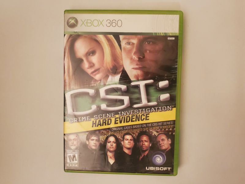 Microsoft Xbox 360 CSI: Crime Scene Investigation Hard Evidence video game
