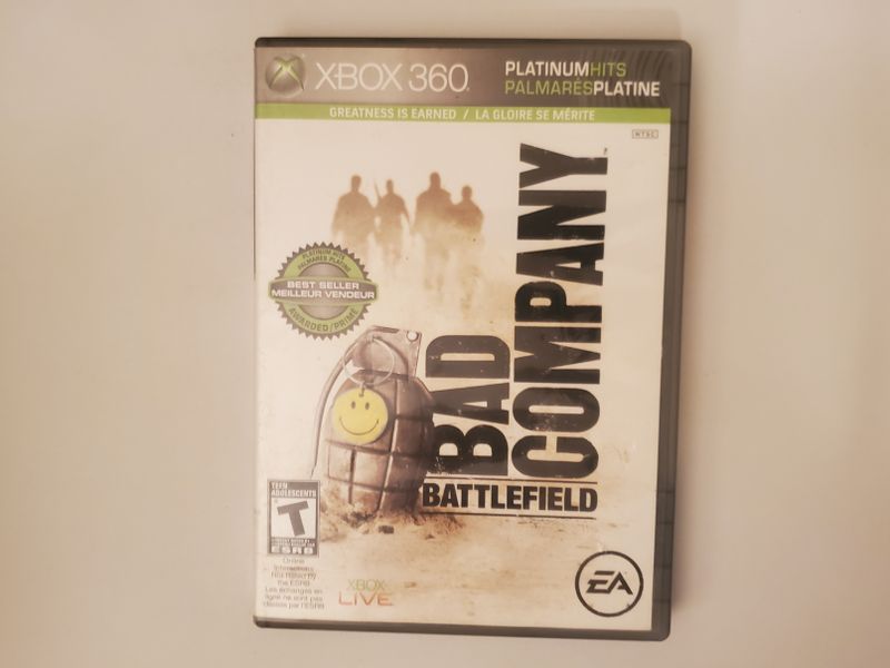 Microsoft Xbox 360 Battlefield Bad Company Platinum Hits video game