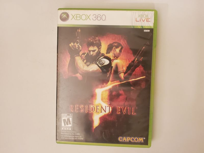 Microsoft Xbox 360 Resident Evil 5 video game