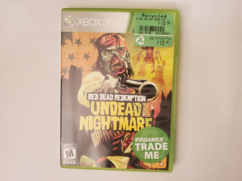 Microsoft Xbox 360 Red Dead Redemption Undead Nightmare video game