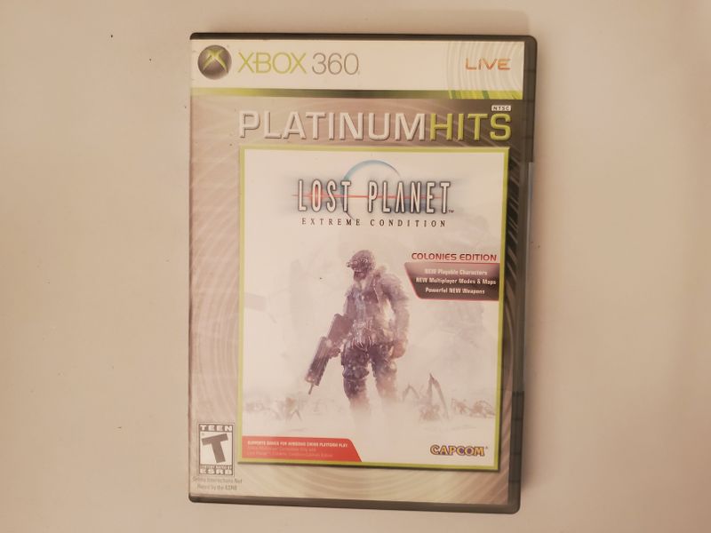Microsoft Xbox 360 Lost Planet Extreme Condition Colonies Edition Platinum Hits video game
