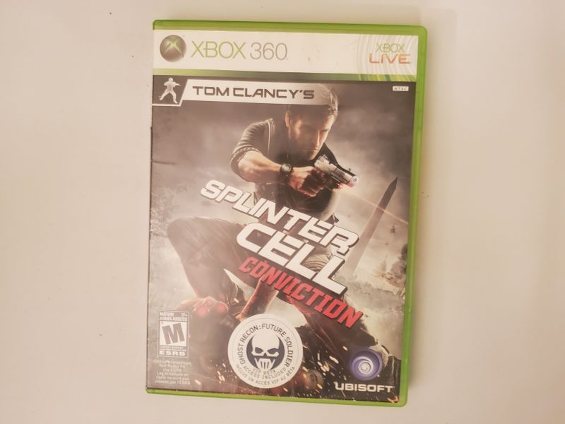 Microsoft Xbox 360 Tom Clancy's Splinter Cell Conviction video game