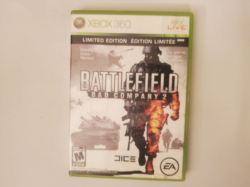 Microsoft Xbox 360 Battlefield Bad Company 2 Limited Edition video game